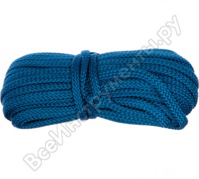 Шпагат шнур полипр синий без сердечника d 6мм 20 м на европодвесе 61012761