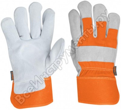 Truper перчатки рабочие, кожа, кофортная подкладка gu-teca-c 15249