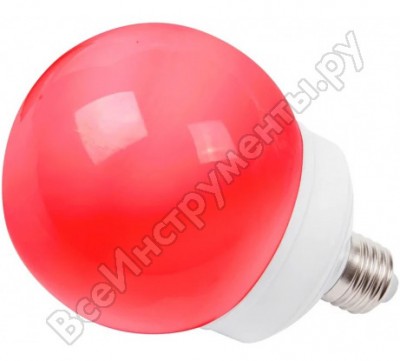 Neon-night светодиодная лампа-шар для украшения диаметр 100 мм цоколь e27 12 LED 2вт красная 405-132