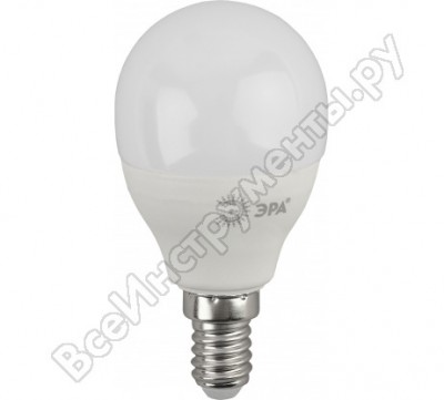 Эра лампа светодиодная eco LED p45-10w-827-e14 диод, шар,тепл б0032968