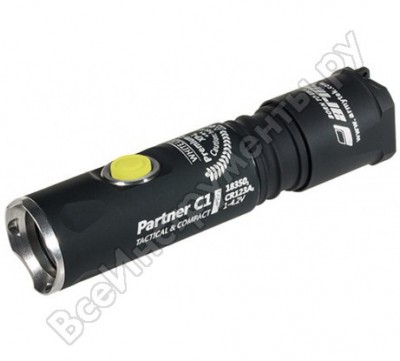 Armytek фонарь светодиодный partner c1 pro v3, 800 лм, 1-cr123a f02802sc