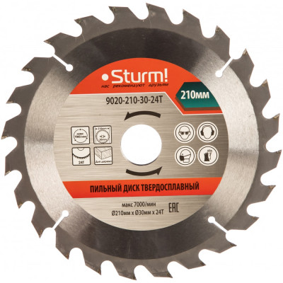 Sturm 9020-210-30-24t пильный диск