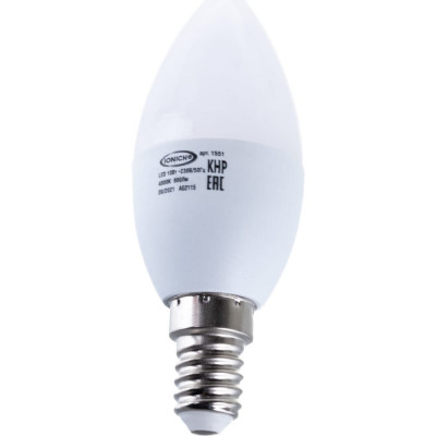 Светодиодная лампа декоративного освещения IONICH ILED-SMD2835-C37-10-900-230-4-E14 1551