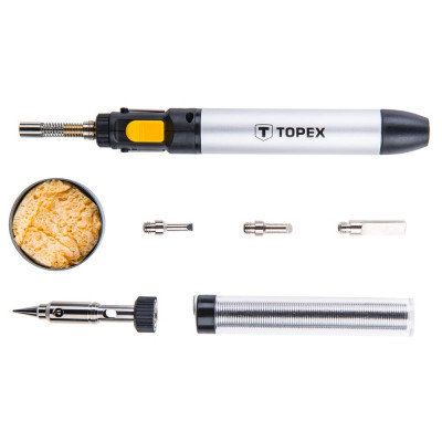 Topex микрогорелка 12 мл, в комплекте насадки 44e108