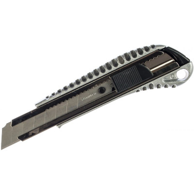Brauberg нож 18 мм , металлический корпус , автофиксатор, блистер, 235401