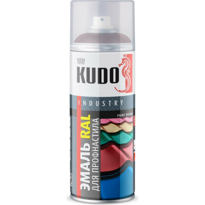 Kudo эмаль для металлочерепицы ral 3005 винно-красный ku-03005r
