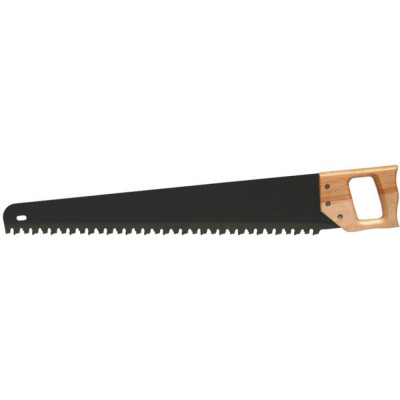 Topex ножовка для ячеистого бетона, 17 зубцов с твердосплавными пластинами, деревянная ручка, 600 мм 10a760