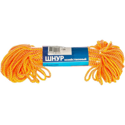 Tech-krep шнур вязанно-плетенный пп 3 мм хозяйств., цветной, 50 м 139925