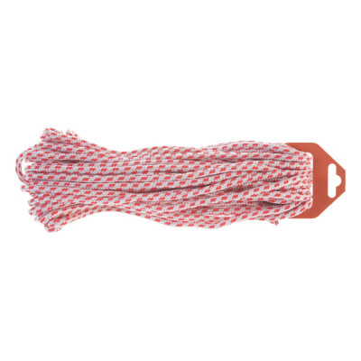 Tech-krep шнур плетеный пп 5 мм с серд., 16-пряд. высокопр., цветной, 20 м 139911