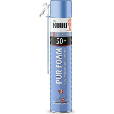 Всесезонная полиуретановая монтажная пена KUDO HOME 50+ KUPH10U50+