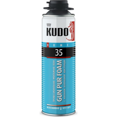 Профессиональная всесезонная полиуретановая монтажная пена KUDO HOME 35 KUPHP06U35