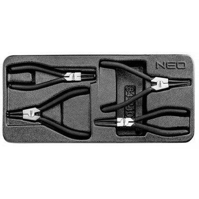 Neo щипцы для стопорных колец, набор 4 шт. 84-240