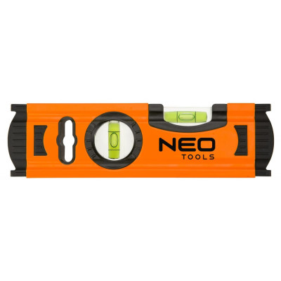 Neo уровень алюминиевый 20 см, 2 глазка 71-030