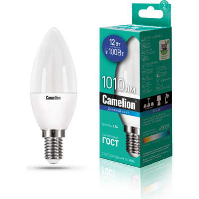 Светодиодная лампа Camelion LED12-C35/865/E14 13691