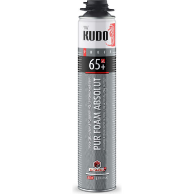 Полиуретановая монтажная пена KUDO PROFF 65+ KUPP10S65+