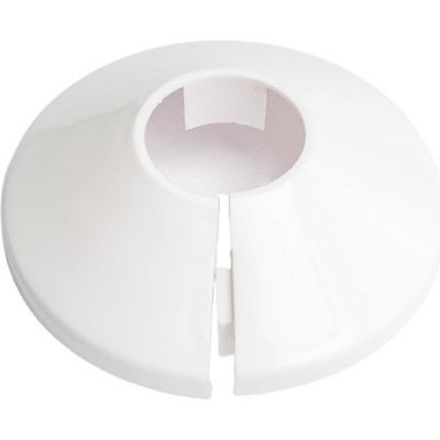 Masterprof чашка декоративная отражатель 45х16х12мм, разъемная, пластик, белая, 2 шт ис.130726
