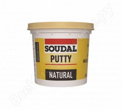 Soudal universal putty natural 500 gr 106749