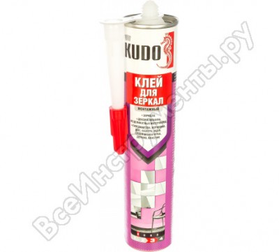 Kudo универсальный монтажный клей для зеркал на каучуковой основе kugrub300um