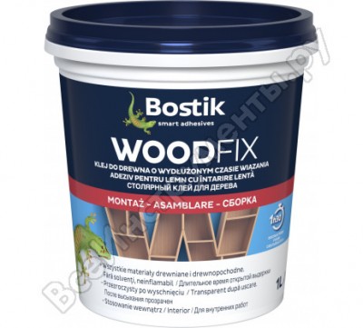 Bostik wood fix столярный клей для дерева 1л 30611881