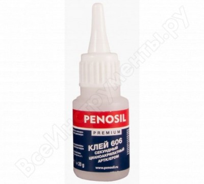 Penosil premium клей цианоакрилатный 606 флакончик 20 гр. kl-sec606-20