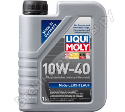 Полусинтетическое моторное масло LIQUI MOLY MoS2 Leichtlauf 10W-40 SL/CF;A3/B3 1930