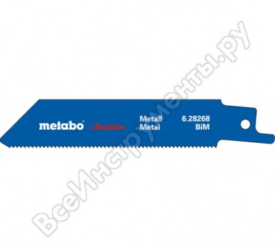 Metabo 5 пилок 100x1/1,4/18 тонк 1.5-4 мм s522ef 628268000