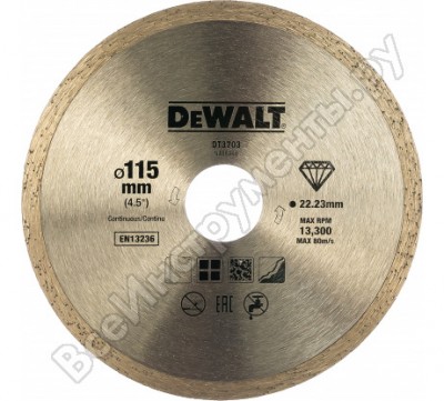 Dewalt диск алмазный dt 3703