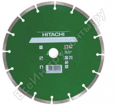 Hitachi диск алмазный отрезной универсальный 125x2,3x22,2 сегментир., лазерная сварка сегментов htc-752812