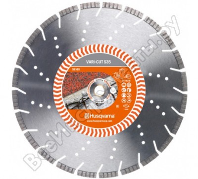 Husqvarna construction алмазный диск vari-cut s35 400-25.4 20.0 5879059-01