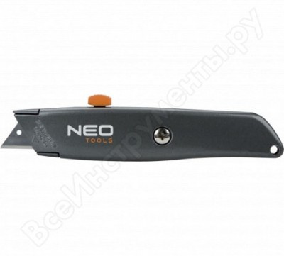 Neo нож с трапециевидным лезвием 18 мм, металлический корпус 63-702