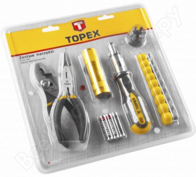 Topex набор инструмента, 22 шт. 39d527