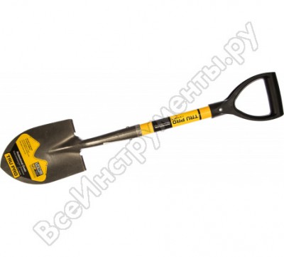 Truper мини-лопата штыковая, профи серия , d -ручка, черенок фиберглас, длина черенка 50,8 см, толщина полотна 1,6 мм 31205