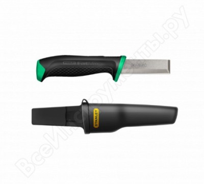 Stanley нож-долото fatmax chisel knife с лезвием из углеродистой стали 0-10-233