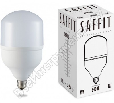 Saffit лампа светодиодная, 25w 230v e27 6400k, sbhp1025 55106