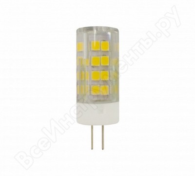 Светодиодная лампа ЭРА LED smd JC-3,5w-220V-corn, ceramics-840-G4 Б0027856
