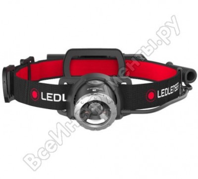 Led lenser фонарь светодиодный налобный h8r, 600 лм., 500853