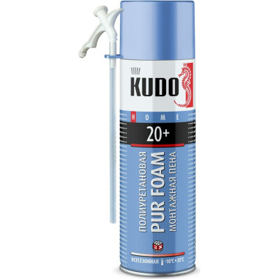 Всесезонная полиуретановая монтажная пена KUDO HOME 20+ KUPH06U20+