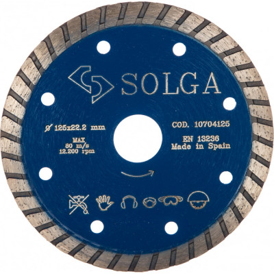 Алмазный диск по железобетону Solga Diamant PROFESSIONAL турбо 10704125