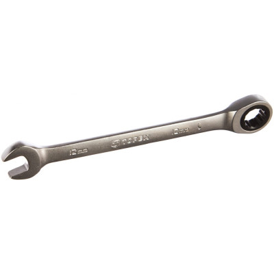 Topex комбинированный ключ с трещоткой, храповой механизм 48 зубцов, сталь crv 35d747
