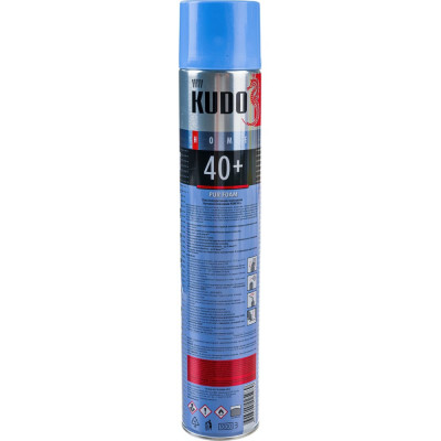 Всесезонная полиуретановая монтажная пена KUDO HOME 40+ KUPH10U40+