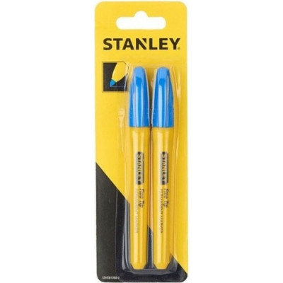 Stanley маркеров с заостр.наконечн. синий 2шт. stht81390-0