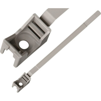 Европартнер ремешок-опора для труб и кабеля prnt 32-60 серый, с шурупом и дюбелем, 25 шт. 2001 f