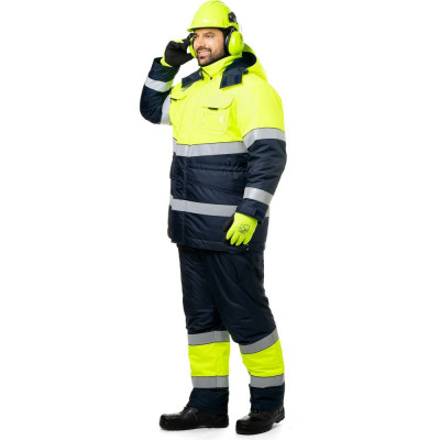 Зимняя сигнальная мужская куртка Техноавиа Люмос 2176G