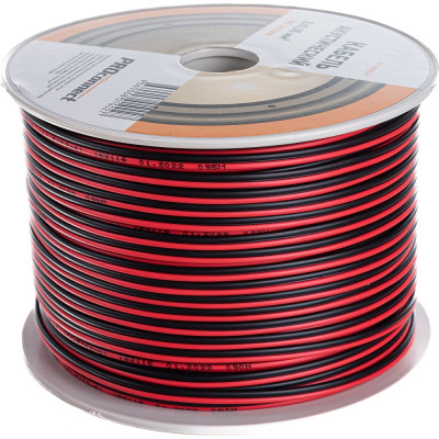 Proconnect кабель акустический, 2x0.35 кв. мм, красно-черный, 100 м. 01-6102-6 01-6102-6