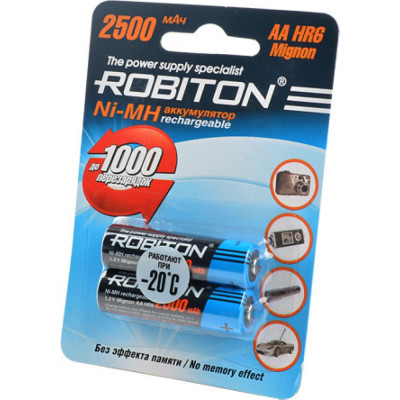 Аккумулятор Robiton 2500MHAA-2 8793 BL2