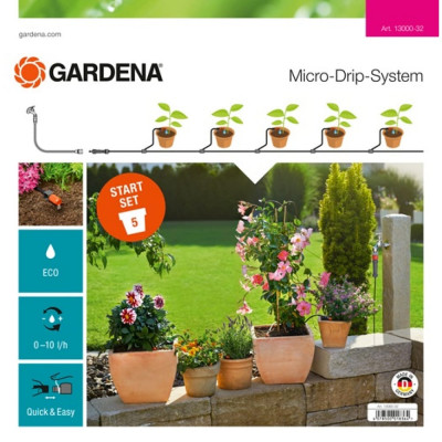 Gardena комплект для террас базовый дисплей 13000-32.000.00