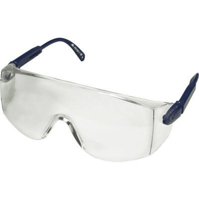 Topex очки защитные, белые, регулируемые дужки 82s110