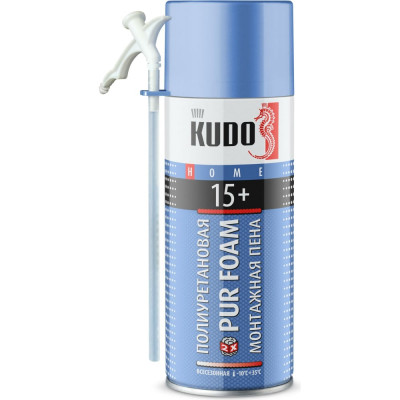 Всесезонная полиуретановая монтажная пена KUDO HOME 15+ KUPH05U15+