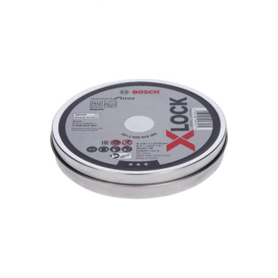 Прямой отрезной диск Bosch X-LOCK Standard for Inox 2608619267