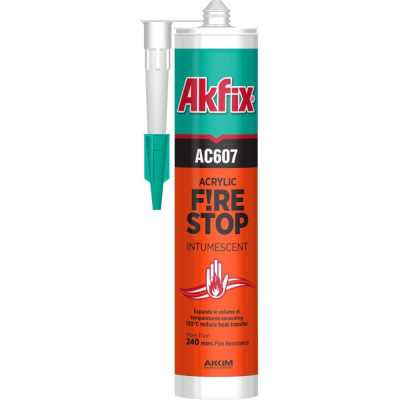 Огнестойкий акриловый герметик Akfix AC607 AA701